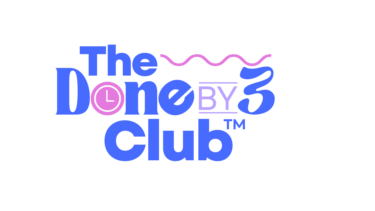 The Done by 3 Club logo